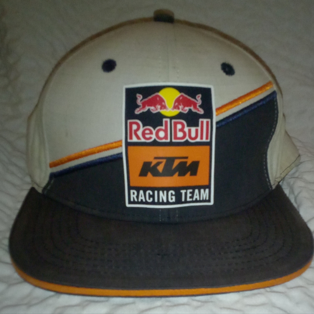KTM - Redbull Racing Team Hat - Black and Cream